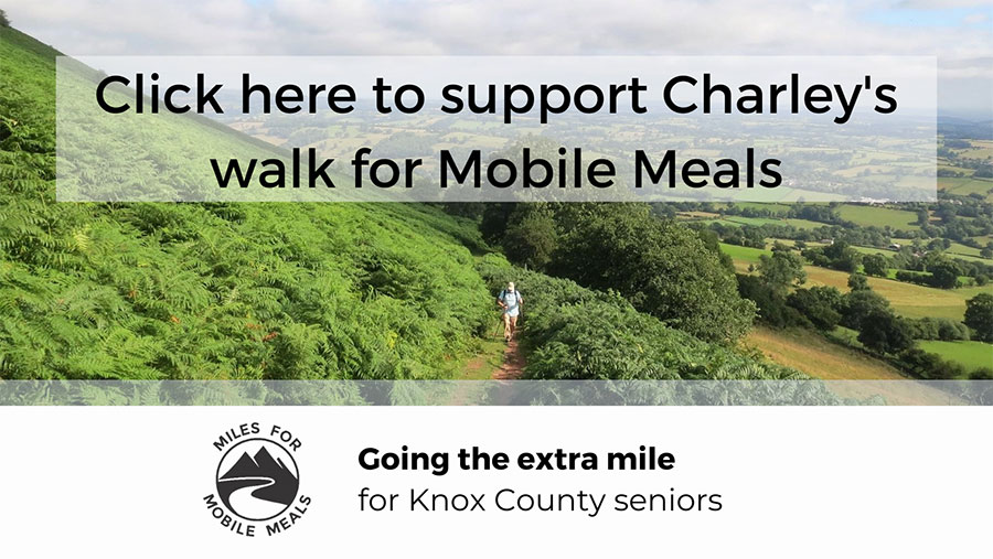 Click here to support Charley's walk for Mobile Meals